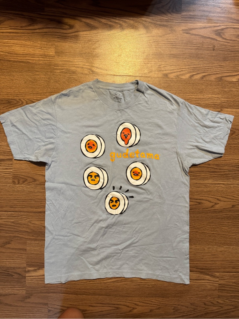 Gudetama Graphic Short Sleeve Tee - Light Blue